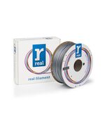 REAL PLA 3D PRINTER FILAMENT - SILVER - SPOOL OF 1KG - 2.85MM (REALPLASILVER1000MM3)