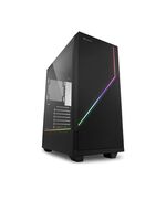 SHARKOON RGB FLOW GAMING MIDI TOWER COMPUTER CASE BLACK (20930144) (SHR20930144)