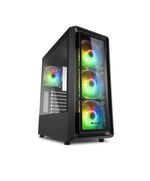 SHARKOON TK4 RGB GAMING MIDI TOWER COMPUTER CASE BLACK (25931010) (SHR25931010)