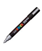 UNI-BALL ΜΑΡΚΑΔΟΡΟΙ POSCA PC-5M MEDIUM SILVER (PC5MMSLV) (UNIPC5MMSLV)