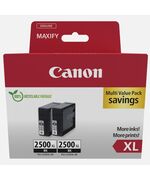 CANON ΜΕΛΆΝΙ INKJET PGI-2500XL BLACK 2ΤΜΧ (9254B011) (CANPGI-2500XLBKTP)