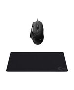 LOGITECH MOUSE GAMING WIRED G502X BLACK & MOUSEPAD G240