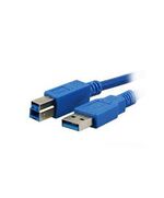 ΚΑΛΏΔΙΟ MEDIARANGE USB 3.0 AM/BM 3.0M BLUE (MRCS149)