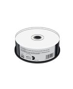 MEDIARANGE CD-R 700MB|80MIN 52X SPEED, INKJET FULLSURFACE PRINTABLE, BLACK DYE, CAKE 25 (MR241)
