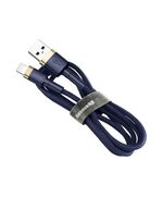 BASEUS CAFULE BRAIDED USB TO LIGHTNING CABLE ΜΠΛΕ 1M (CALKLF-BV3) (BASCALKLFBV3)