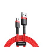 BASEUS CAFULE BRAIDED USB 2.0 TO MICRO USB CABLE ΚΌΚΚΙΝΟ 2M (CAMKLF-C09) (BASCAMKLFC09)
