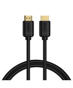 BASEUS 2X HDMI 2.0 4K 60HZ CABLE HDR 18GBPS 1M BLACK (CAKGQ-A01) (BASCAKGQ-A01)
