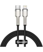 BASEUS USB-C CABLE FOR LIGHTNING CAFULE 20W 1M BLACK (CATLJK-A01) (BASCATLJK-A01)