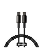 BASEUS TUNGSTEN GOLD CABLE TYPE-C TO TYPE-C 100W 1M BLACK (CATWJ-01) (BASCATWJ-01)