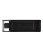 KINGSTON DATATRAVELER 70 256GB USB 3.2 STICK BLACK (DT70/256GB) (KINDT70-256GB)