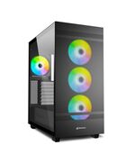 SHARKOON REBEL C50 RGB GAMING FULL TOWER ΚΟΥΤΊ ΥΠΟΛΟΓΙΣΤΉ ΜΕ ΠΛΑΪΝΌ ΠΑΡΆΘΥΡΟ ΜΑΎΡΟ (REBELC50BRGB) (SHRREBELC50BRGB)