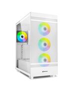 SHARKOON REBEL C50 RGB GAMING FULL TOWER ΚΟΥΤΊ ΥΠΟΛΟΓΙΣΤΉ ΜΕ ΠΛΑΪΝΌ ΠΑΡΆΘΥΡΟ ΛΕΥΚΌ (REBELC50WRGB) (SHRREBELC50WRGB)