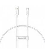 BASEUS CABLE USB DO USB-C SUPERIOR 100W 0.25M (WHITE) (P10320102214-00) (BASP10320102214-00)