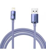BASEUS CRYSTAL SHINE BRAIDED USB TO LIGHTNING CABLE ΜΩΒ 2M  (CAJY000105) (BASCAJY000105)