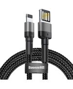 BASEUS CAFULE BRAIDED USB TO LIGHTNING CABLE ΓΚΡΙ 1M  (CALKLF-GG1) (BASCALKLF-GG1)