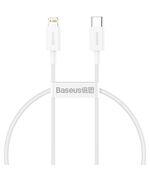 BASEUS SUPERIOR USB-C TO LIGHTNING CABLE 20W ΛΕΥΚΌ 0.25M  (CATLYS-02) (BASCATLYS-02)
