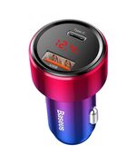 BASEUS ΦΟΡΤΙΣΤΉΣ ΑΥΤΟΚΙΝΉΤΟΥ ΠΟΛΎΧΡΩΜΟΣ MAGIC CAR CHARGER QC 4.0 PD ΜΕ ΘΎΡΕΣ: 1XUSB 1XTYPE-C (CCMLC20C-09) (BASCCMLC20C-09)