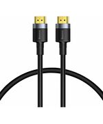 BASEUS CAFULE 4KHDMI MALE TO 4KHDMI MALE ADAPTER CABLE 1M BLACK (CADKLF-E01) (BASCADKLF-E01)