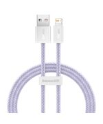 BASEUS USB CABLE FOR LIGHTNING DYNAMIC 2 SERIES, 2.4A, 1M (PURPLE) (CALD040005) (BASCALD040005)
