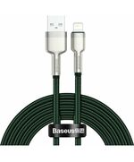 BASEUS USB CABLE FOR LIGHTNING CAFULE, 2.4A, 2M GREEN (CALJK-B06) (BASCALJK-B06)