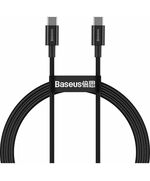 BASEUS SUPERIOR SERIES CABLE USB-C TO USB-C, 100W, 1M (BLACK) (CATYS-B01) (BASCATYS-B01)