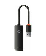 BASEUS NETWORK ΑDAPTER LITE SERIES USB TO RJ45 BLACK (WKQX000101) (BASWKQX000101)