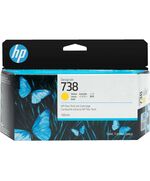 HP ΜΕΛΆΝΙ INKJET NO.738 130-ML YELLOW DESIGNJET (498N7A) (HP498N7A)