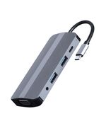 GEMBIRD USB-C DOCKING STATION ΜΕ HDMI 4K PD ΓΚΡΙ (A-CM-COMBO8-02) (GEMA-CM-COMBO8-02)