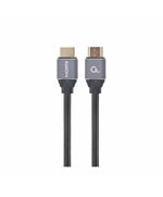GEMBIRD HDMI 1.4 BRAIDED CABLE HDMI MALE - HDMI MALE 2M ΜΑΎΡΟ (CCBP-HDMI-2M) (GEMCCBP-HDMI-2M)