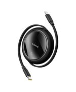 BASEUS RETRACTABLE USB-C TO LIGHTNING CABLE 20W ΜΑΎΡΟ 1M (P10364501111-00) (BASP10364501111-00)