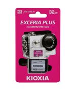 KIOXIA EXCERIA PLUS MICROSDXC 64GB CLASS 10 U3 V30 A1 UHS-I (LMPL1M064GG2) (KIOLMPL1M064GG2)