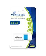 MEDIARANGE USB 2.0  FLASH DRIVE, COLOR EDITION, LIGHT BLUE, 64GB (MR974)