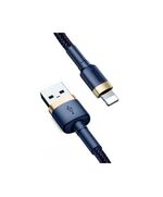 BASEUS CAFULE BRAIDED USB TO LIGHTNING CABLE ΜΠΛΕ 2M (CALKLF-CV3) (BASCALKLF-CV3)