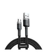 BASEUS CAFULE BRAIDED USB 2.0 TO MICRO USB CABLE ΜΑΎΡΟ 3M (CAMKLF-HG1) (BASCAMKLF-HG1)