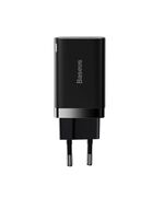 BASEUS ΦΟΡΤΙΣΤΉΣ ΧΩΡΊΣ ΚΑΛΏΔΙΟ ΜΕ ΘΎΡΑ USB-A ΚΑΙ ΘΎΡΑ USB-C 30W POWER DELIVERY ΜΑΎΡΟΣ (SUPER SI PRO) (CCSUPP-E01) (BASCCSUPPE01)