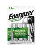 ENERGIZER POWER PLUS ΕΠΑΝΑΦΟΡΤΙΖΌΜΕΝΕΣ ΜΠΑΤΑΡΊΕΣ AA NI-MH 2000MAH 1.2V 4ΤΜΧ (4827946) (ENE4827946)