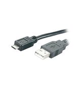ΚΑΛΏΔΙΟ MEDIARANGE USB 2.0 A PLUG/MICRO USB B PLUG 1.2M BLACK (MRCS138)