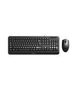 MEDIARANGE CORDED KEYBOARD & 3-BUTTON MOUSE SET, WIRED (BLACK) (MROS108-GR)