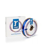 REAL PETG 3D PRINTER FILAMENT-TRANSLUCENT BLUE - SPOOL OF 0.5KG -1.75MM (REALPETGBLUE500MM175)