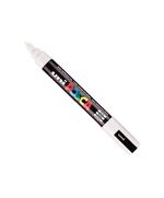 UNI-BALL ΜΑΡΚΑΔΟΡΟΙ POSCA PC-5M MEDIUM WHITE (PC5MMWH) (UNIPC5MMWH)