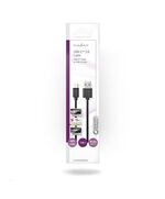 NEDIS USB 2.0 CABLE USB-C MALE - USB-A MALE ΜΑΎΡΟ 1M (CCGP60600BK10) (NEDCCGP60600BK10)