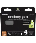 PANASONIC ENELOOP PRO WITH BATTERY CASE ΕΠΑΝΑΦΟΡΤΙΖΌΜΕΝΕΣ ΜΠΑΤΑΡΊΕΣ AA NI-MH 2500MAH 1.2V 4ΤΜΧ (30511467) (PAN30511467)