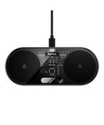 BASEUS DUAL QI WIRELESS CHARGER DIGITAL LED DISPLAY, 20W (WXSX010101) (BASWXSX010101)