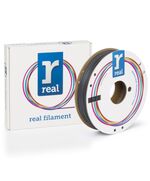 REAL PLA TOUGH 3D PRINTER FILAMENT - GRAY - SPOOL OF 0.5KG - 1.75MM (REALPLATGRAY500MM175)