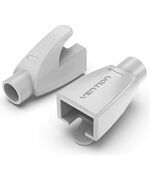 VENTION RJ45 STRAIN RELIEF BOOTS MILKY GRAY PVC TYPE 100-PACK (IODM0-100) (VENIODM0-100)