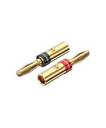 VENTION 1 PAIR SPEAKER BANANA PLUGS GOLD PLATED (BFDJ0-2) (VENBFDJ0-2)