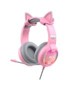 HAVIT GAMING HEADPHONES GAMENOTE H2233D  RGB PINK (H2233D-PINK) (HAVH2233D-PINK)