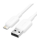 VENTION USB 2.0 A MALE TO LIGHTNING MALE 2.4A CABLE 2M WHITE PVC TYPE (LAMWH) (VENLAMWH)