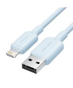 VENTION USB 2.0 A MALE TO LIGHTNING MALE 2.4A CABLE 1M BLUE PVC TYPE (LAMSF) (VENLAMSF)