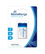 ΑΛΚΑΛΙΚΉ ΜΠΑΤΑΡΊΑ MEDIARANGE PREMIUM E-BLOCK 9V (6LR61) (MRBAT107)